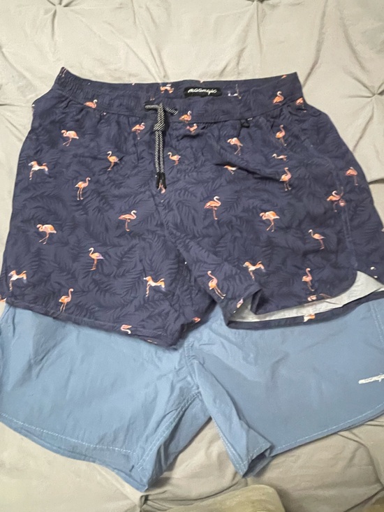 Maamgic Other - Maamgic-Print Quick-Dry Swim Trunks (unknown size on blue pair, I’m guess large)